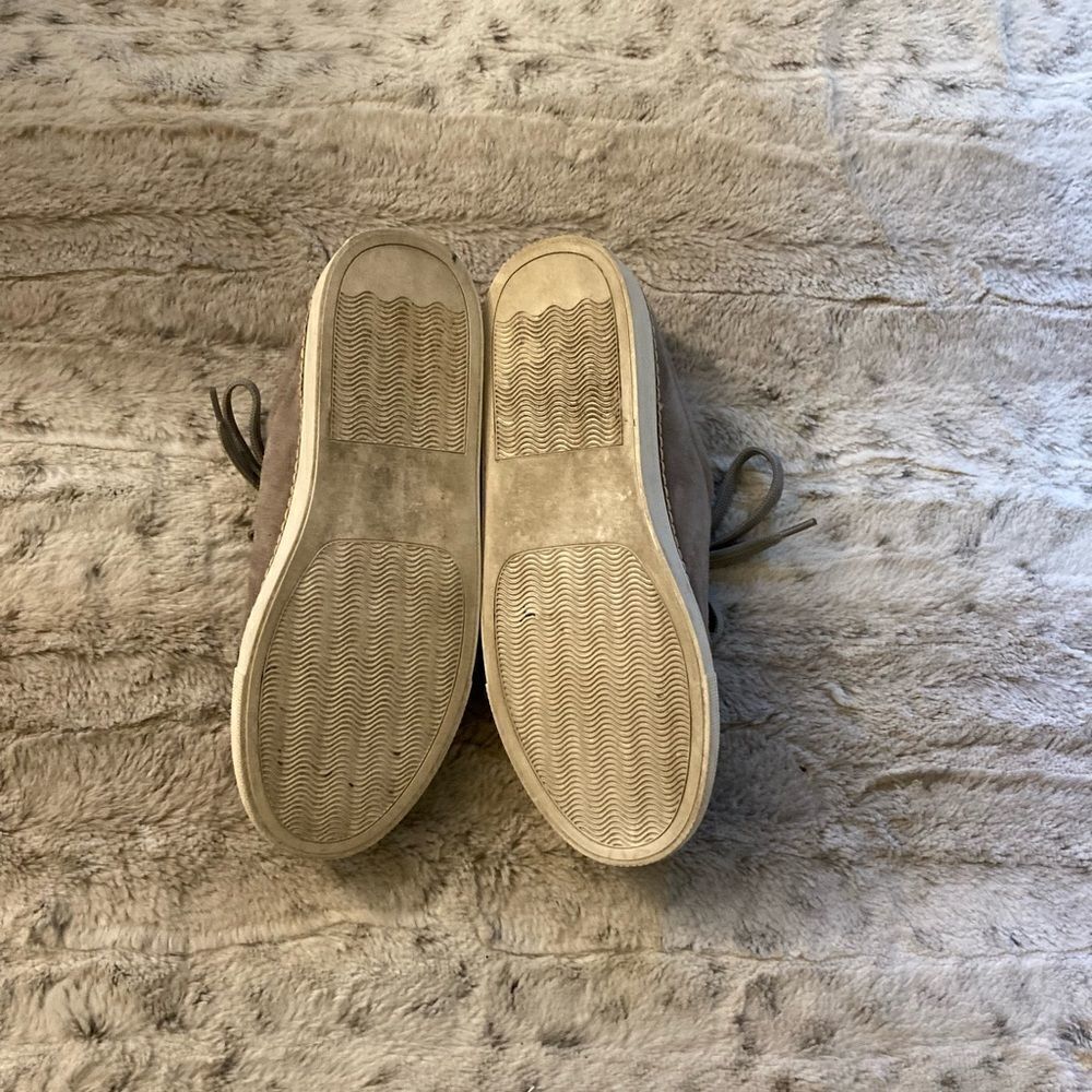 𝅺: : Caslon Suede Metallic & Grey Sneakers : :​ - Picture 11 of 14